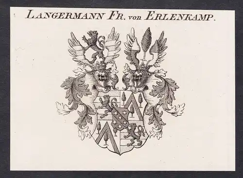 Langermann Fr. von Erlenkamp - Wappen coat of arms