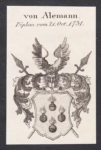 von Alemann - Wappen coat of arms