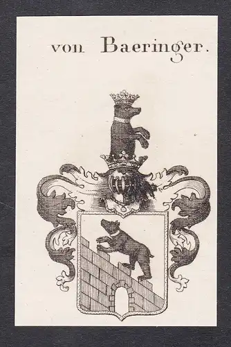 von Baeringer - Wappen coat of arms