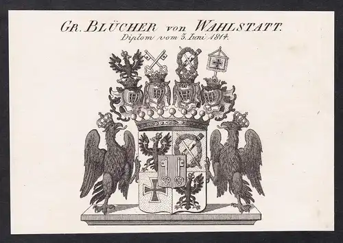 Gr. Blücher von Wahlstatt - Wappen coat of arms