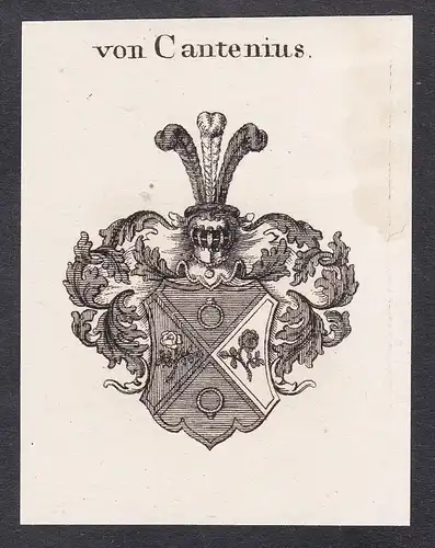 von Cantenius - Wappen coat of arms