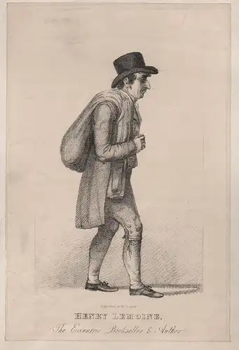 Henry Lemoine. The Eccentric Bookseller & Author - Henry Lemoine (1756-1812) author bookseller Spitalfields Lo