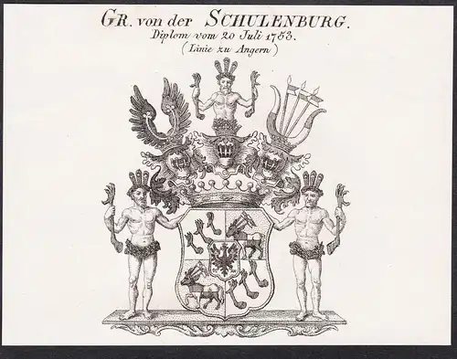 Gr. von der Schulenburg - Wappen coat of arms