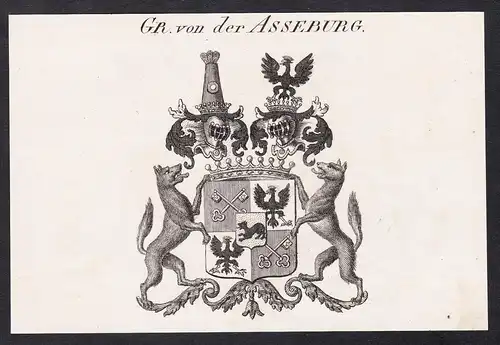 Gr. von der Asseburg - Wappen coat of arms