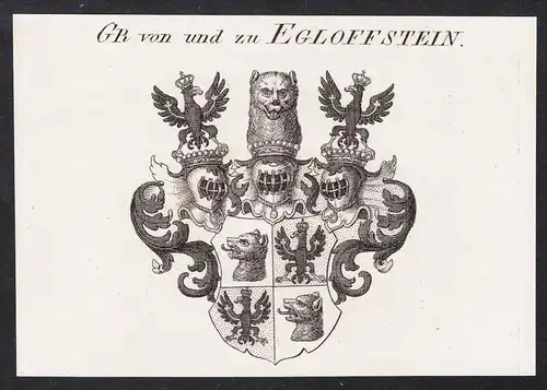 Gr. von Egloffstein - Wappen coat of arms