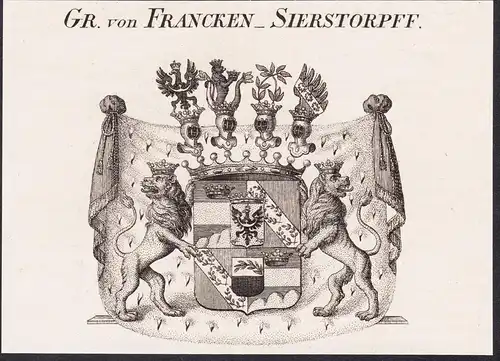 Gr. von Francken Sierstorfpff - Wappen coat of arms