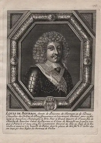 Louis de Bourbon, Comte de Soissons, de Clermont... - Louis de Bourbon-Soissons (1604-1641) Condé Dreux Portra