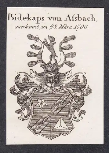 Bidekaps von Assbach - Wappen coat of arms