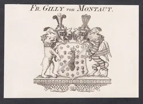 Fr. Gilly von Montaut - Wappen coat of arms