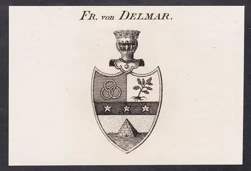 Fr. von Delmar - Wappen coat of arms