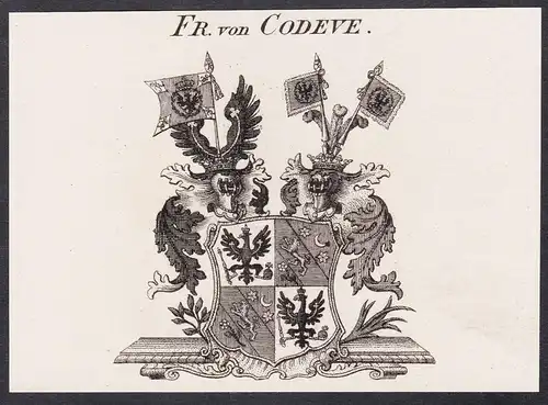 Fr. von Codeve - Wappen coat of arms