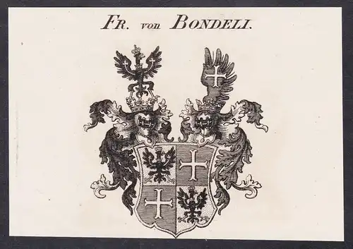 Fr. von Bondeli - Wappen coat of arms