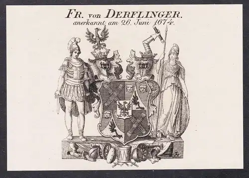 Fr. von Derflinger - Wappen coat of arms