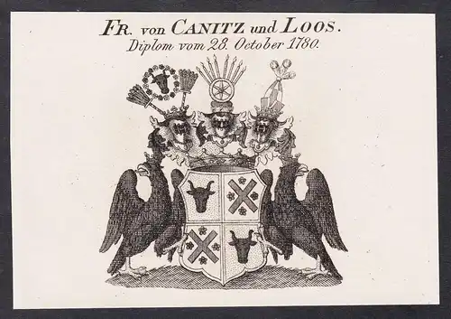 Fr. von Canitz und Loos - Wappen coat of arms