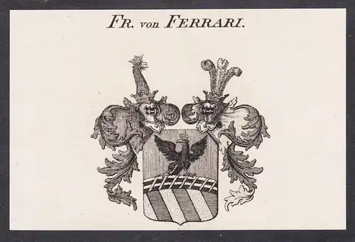 Fr. von Ferrari - Wappen coat of arms