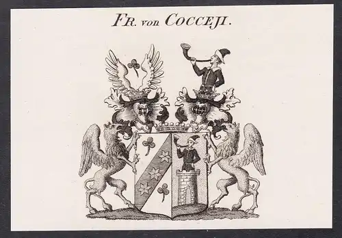 Fr. von Cocceji - Wappen coat of arms