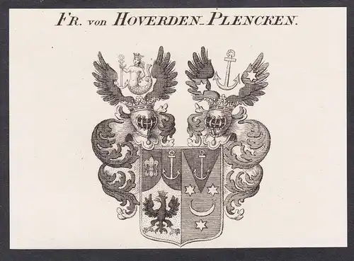 Fr. von Hoverden Plencken - Wappen coat of arms