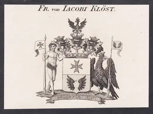 Fr. von Iacobi Klöst - Wappen coat of arms