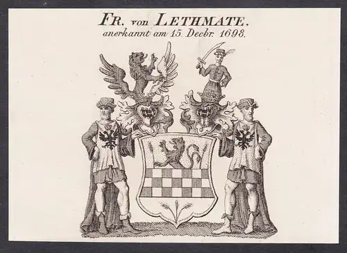Fr. von Lethmate - Wappen coat of arms