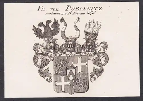 Fr. von Poellnitz - Wappen coat of arms