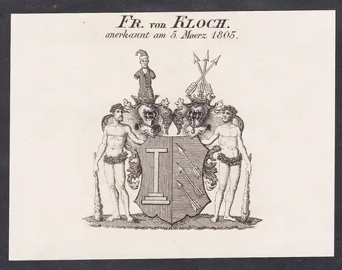 Fr. von Kloch - Wappen coat of arms