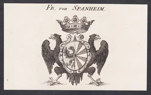 Fr. von Spanheim - Wappen coat of arms