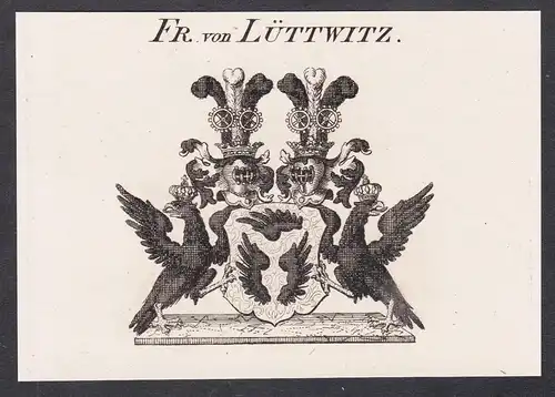 Fr. von Lüttwitz - Wappen coat of arms