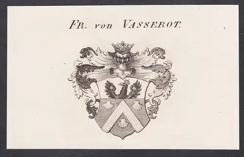Fr. von Vasserot - Wappen coat of arms