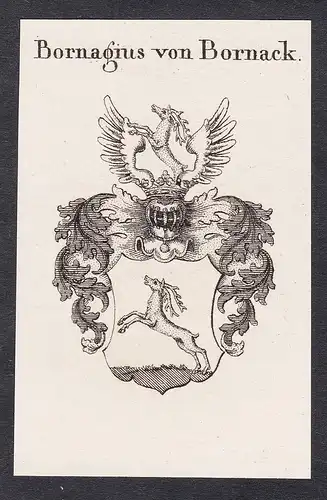 Bornagius von Bornack - Wappen coat of arms