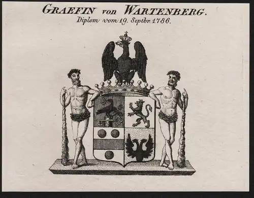 Graefin von Wartenberg - Wappen coat of arms