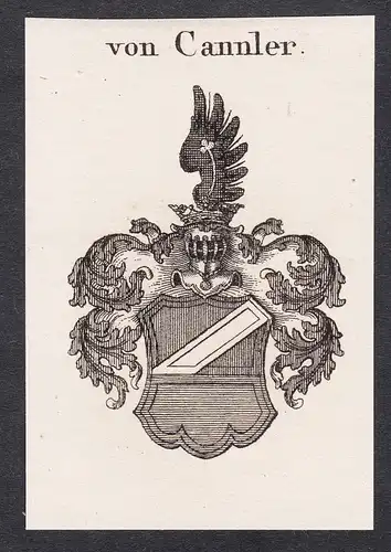 von Cannler - Wappen coat of arms
