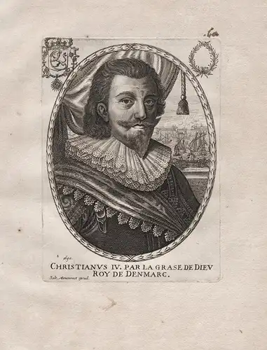 Christianus IV. par la Grase de Dieu Roy de Denmarc... - Christian IV of Denmark (1577-1648) Danmark Dänemark