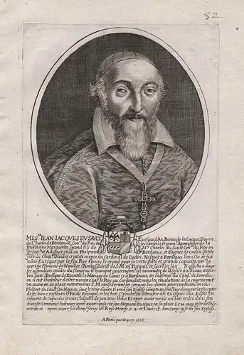 Mes.re Jean Jacques du Sault... - Jean-Jacques du Sault (c.1570-1623) eveque Dax Bordeaux Portrait