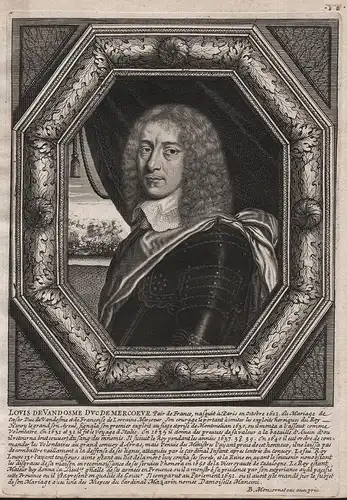Louis de Vandosme duc de Mercoeur... - Louis II de Vendome (1612-1669) Mercoeur Etampes Penthievre Cardinal Po
