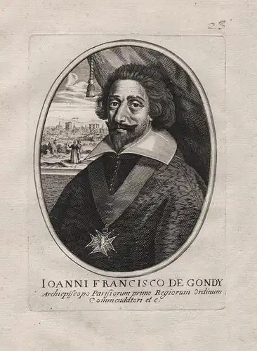Jean-Francois-Paul de Gondy... - Jean Francois Paul de Gondi (1613-1679) Archeveque de Paris Cardinal de Retz