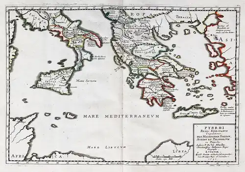 Pyrrhi Regis Epirotarum Expeditiones; per Macedoniam, Italiam, Siciliam, et Peloponesum... - Pyrrhus Greece Gr