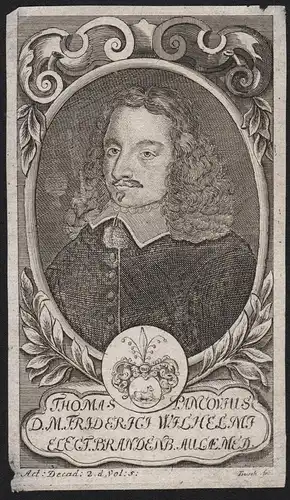 Thomas Pancovius D. M. Friderici Wilhelmi Elect. Brandenb. Aule Med. - Thomas Panckow (1622-1665) Hofarzt Medi