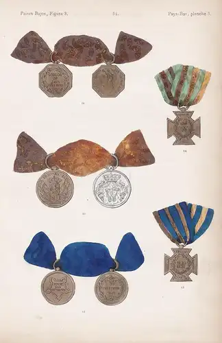 Paises Bajos Figura 3 - Netherlands Niederlande Orden medal decoration Medaille