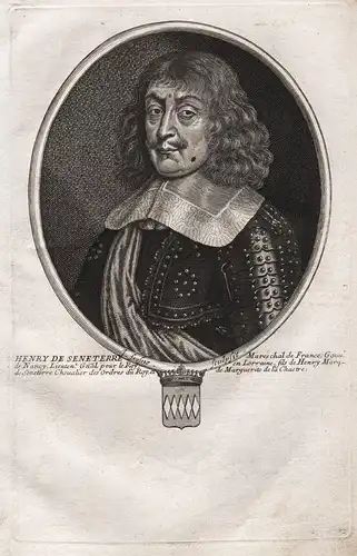 Henry de Seneterre... - Henri de la Ferte-Senneterre (1599-1681) mareshal Lorraine La Rochelle Rocroi Nancy Va