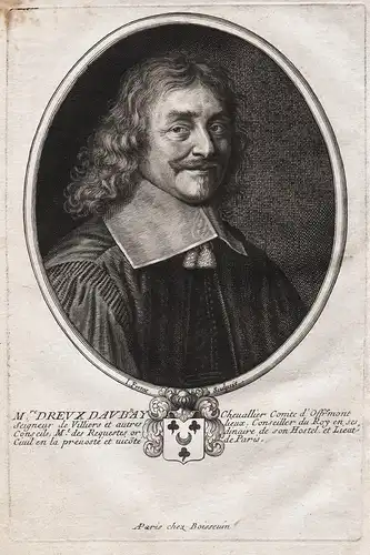 M.re Dreux Daubray Chevallier Comte d'Offerement... - Antoine Dreux d'Aubray (1600-1666) Portrait