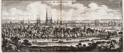 Chaalons en Champaigne. - Chalons-en-Champagne Marne Grand-Est gravure