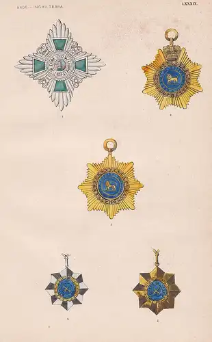 Bade-Inghilterra. - Bath Somerset England order Orden medal decoration Medaille