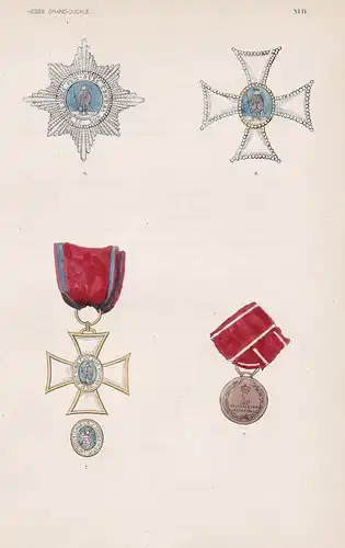 Hesse Grand Dugale - Großherzogtum Hessen Deutschland Germany Orden medal decoration Medaille