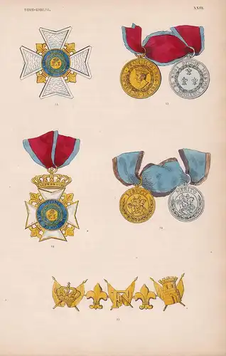 Deux-Siciles. XXIII. - Regno delle Due Sicilie Sicilia Sicily Italy Italia Italien order Orden medal decoratio