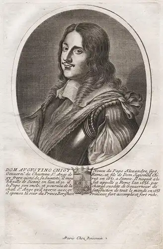 Dom Augustino Chigy Neveu du Pape Alexandre... - Agostino Chigi (1634-1705) Portrait