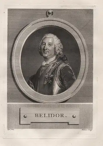 Belidor - Bernard de Belidor (1697-1761) architect Architekt architecture Architektur fortification Portrait