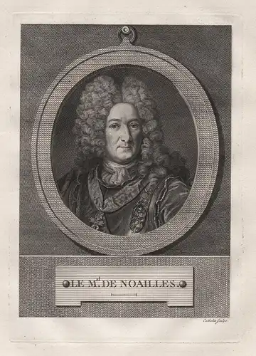 Le M.al de Noailles - Adrien-Maurice de Noailles (1678-1766) Montclar Motte-Tilly Nogent-le-Roi Carlux marecha