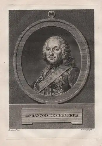 Francois de Chevert - Francois de Chevert (1695-1749) general Portrait