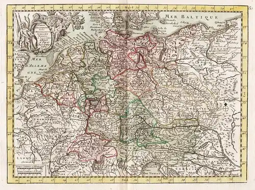 L'Empire d'Allemagne - Deutschland Deutsches Reich Polska Karte map