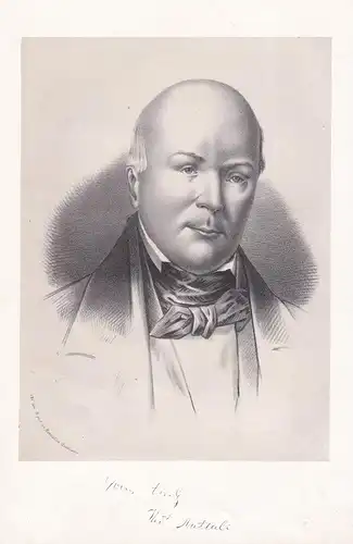 Thomas Nuttall (1786-1859) Botaniker botanist Portrait